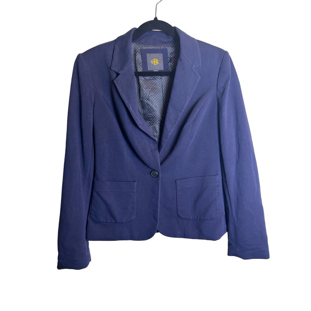 OBR Navy Blazer Women Size Medium M Classic Professional 16 inches chest